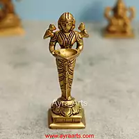 Brass Deep Lakshmi - 5.5 Inch Height