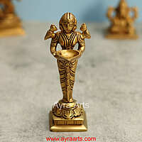 Brass Deep Lakshmi - 5.5 Inch Height