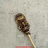 Brass Havan Spoon - 6.5 Inch Length