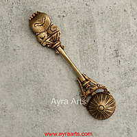 Brass Havan Spoon - 6.5 Inch Length