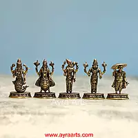 Brass Dhashavatharam Set - 2.5 Inch Height