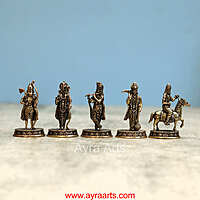 Brass Dhashavatharam Set - 2.5 Inch Height