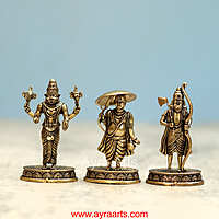 Brass Dhashavatharam Set - 2.5 Inch Height