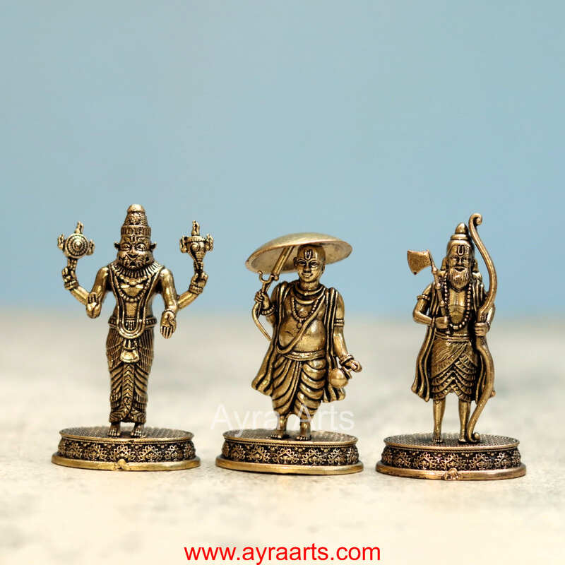 Brass Dhashavatharam Set - 2.5 Inch Height