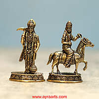 Brass Dhashavatharam Set - 2.5 Inch Height