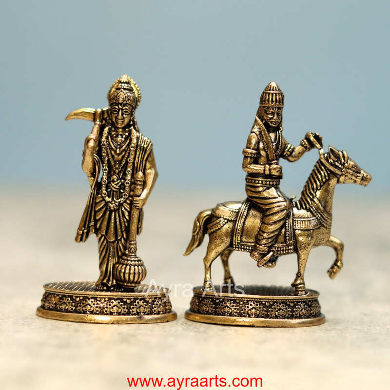 Brass Dhashavatharam Set - 2.5 Inch Height