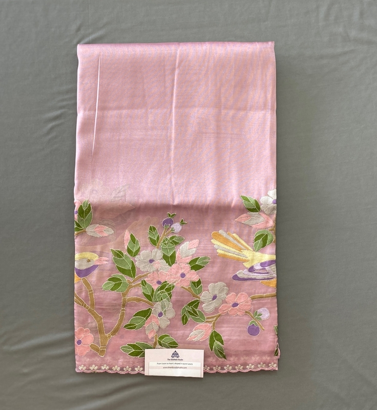 Zarah - Tissue Georgette Saree in Thread Work SWS207