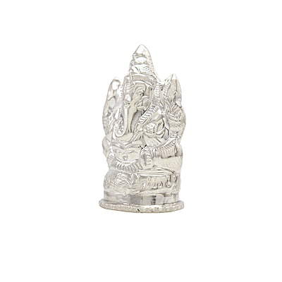 Silver Lord Ganesh Idol, Statue Silver Lord Ganesh Idol, Statue