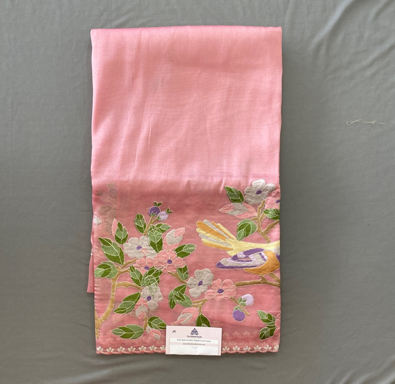 Zarah - Tissue Georgette Saree in Thread Work  SWS198