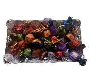 Silver coated plastic decorative plates with elephant design(Pack of 5pcs) Silver coated plastic decorative plates with elephant design(Pack of 5pcs)