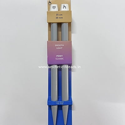 Pony classic Smooth light knitting needle (20mm) Pony classic Smooth light knitting needle (20mm)