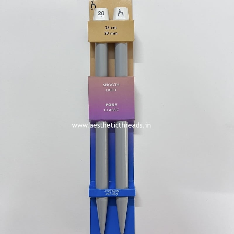 Pony classic Smooth light knitting needle (20mm) Pony classic Smooth light knitting needle (20mm)