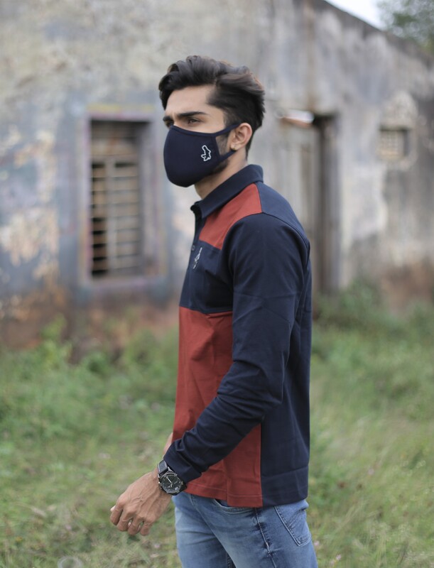 Being Winged - Color Blocked Polo shirt