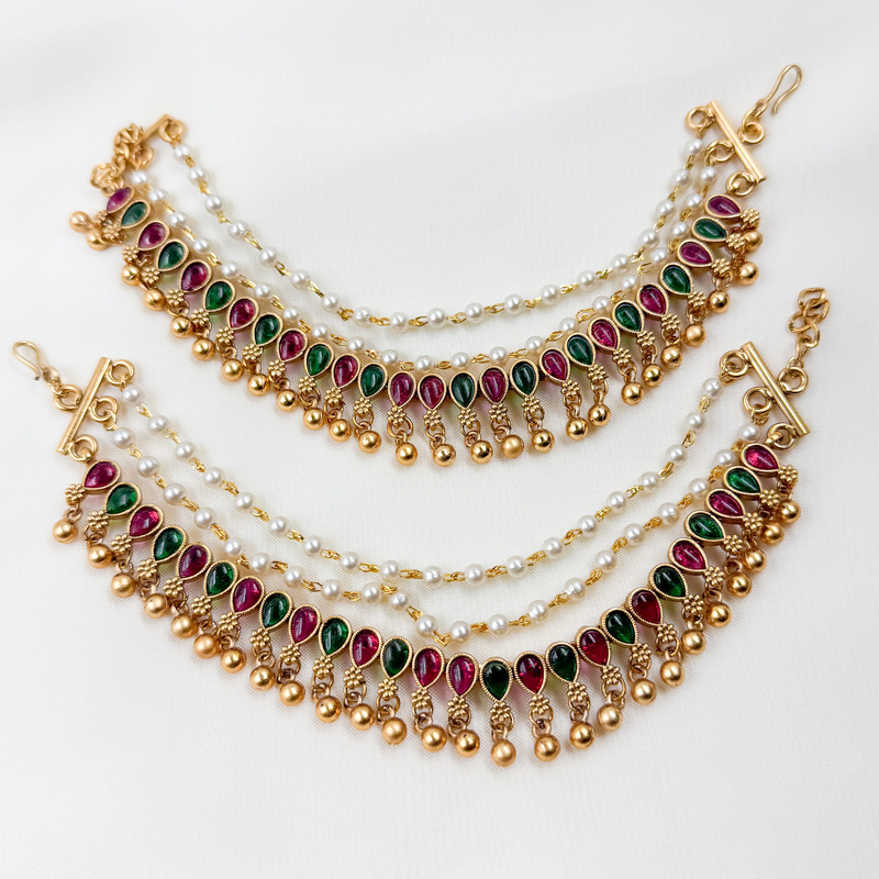 SARALAM PEACOCK HARAM IN LAKSHMI DESGIN