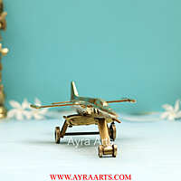 Brass Aeroplane Show Peace  - 9 Inch Lenght