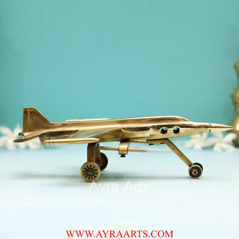 Brass Aeroplane Show Peace  - 9 Inch Lenght