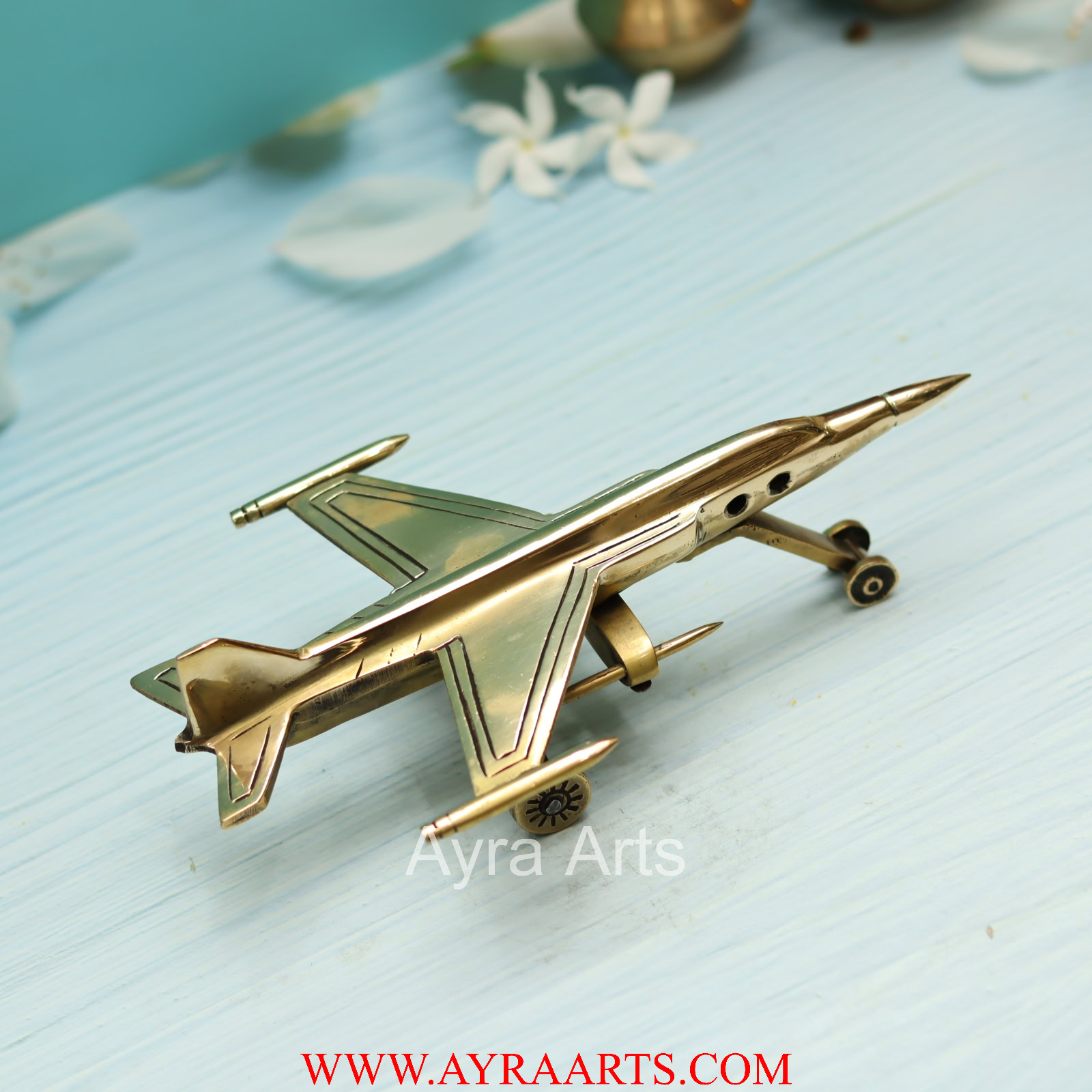 Brass Aeroplane Show Peace - 9 Inch Lenght