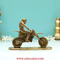 Brass Driving Bike Show Peace  - 5.8 Inch Height