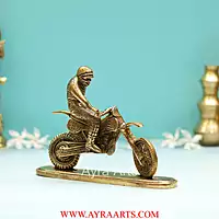 Brass Driving Bike Show Peace  - 5.8 Inch Height