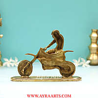 Brass Driving Bike Show Peace  - 5.8 Inch Height