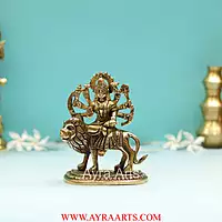 Handcrafted Goddess Durga idol - 5.5 Inch Height
