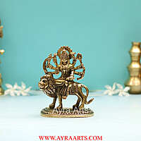 Handcrafted Goddess Durga idol - 5.5 Inch Height
