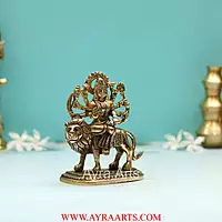 Handcrafted Goddess Durga idol - 5.5 Inch Height