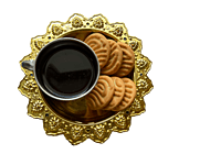 Silver plated plastic decorative plates small  with flower design (Pack of 8pcs)