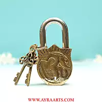 Brass Shiva Door Lock - 4.5 inch Height