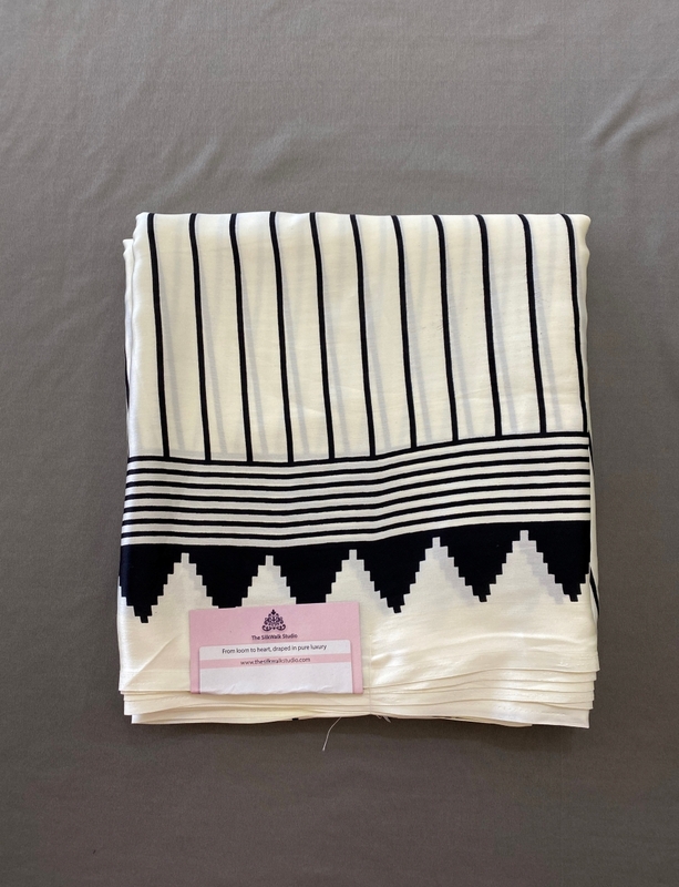 Aparna - Modal Silk Saree in Ajrakh Blouse SWS213