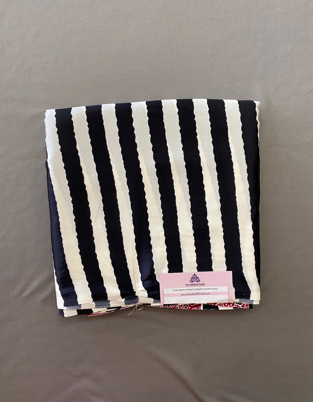 Aparna - Modal Silk Saree in Ajrakh Blouse SWS214