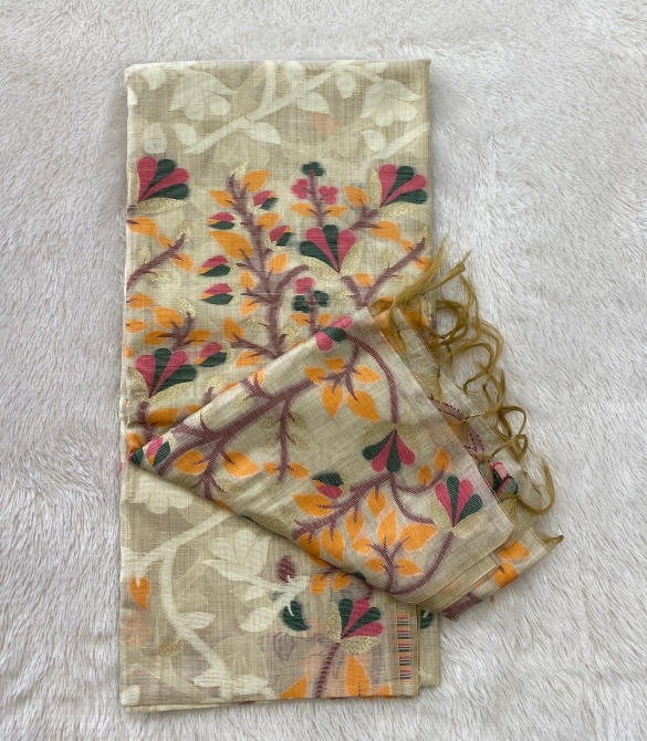 Dipali – Bengal Cotton Jamdani Style Sarees 15550