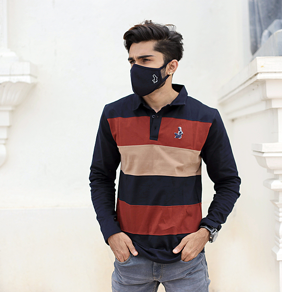 Being Winged - Color Blocked polo shirt