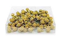 Glitter Balls on Stick - Gold