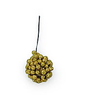 Glitter Balls on Stick - Gold