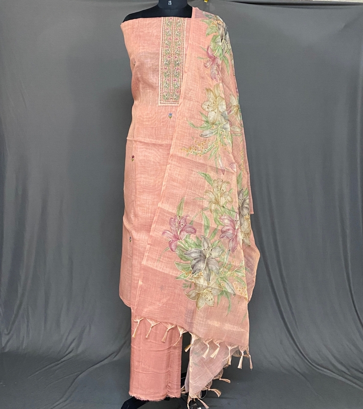 Riley - Linen Unstitched Kurti UNST27