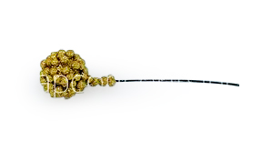 Glitter Balls on Stick - Gold