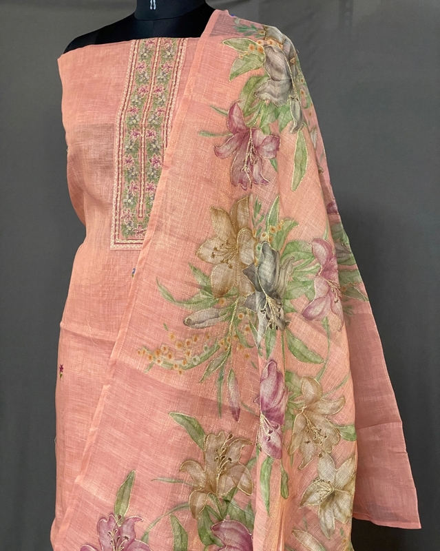 Riley - Linen Unstitched Kurti UNST27