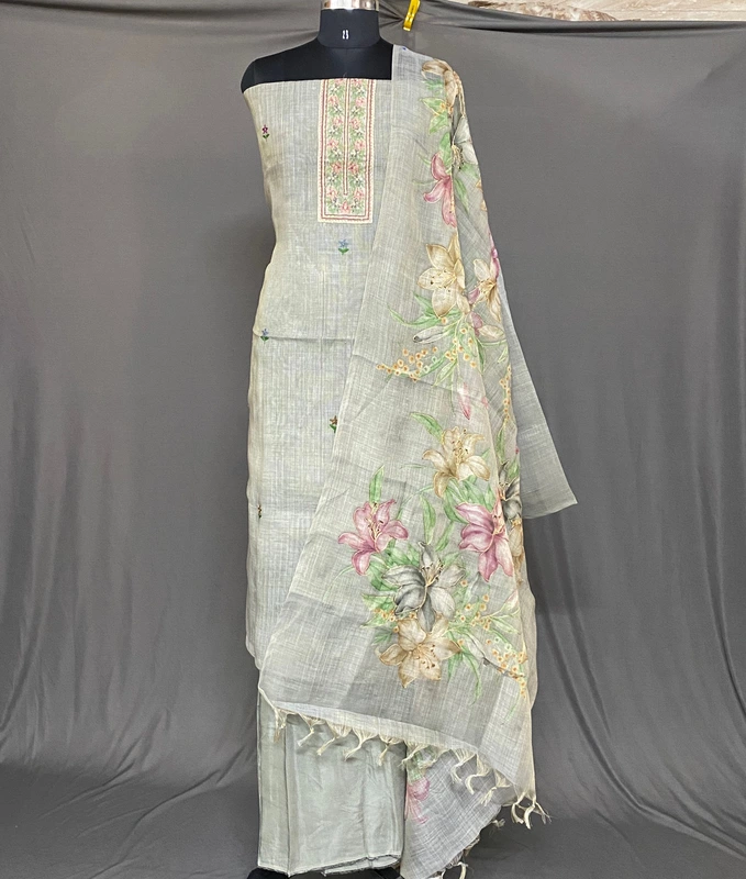 Riley - Linen Unstitched Kurti UNST27