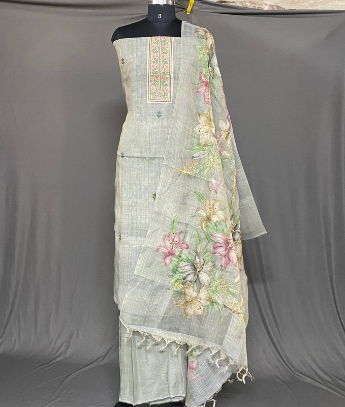 Riley - Linen Unstitched Kurti UNST27