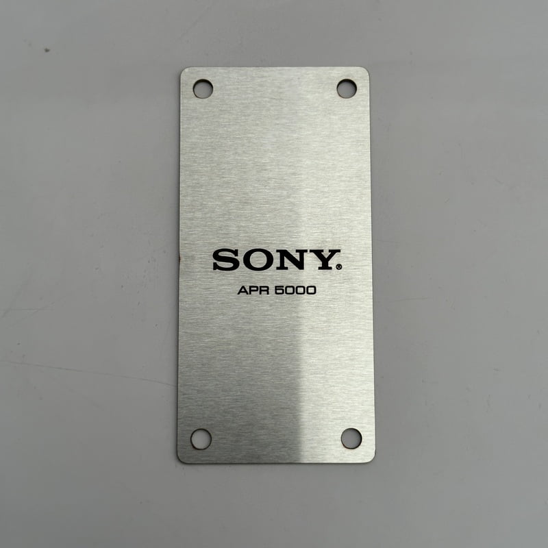 VAC - Custom Build Nameplate for Sony APR 5000 - NP-APR5K VAC - Custom Build Nameplate for Sony APR 5000 - NP-APR5K