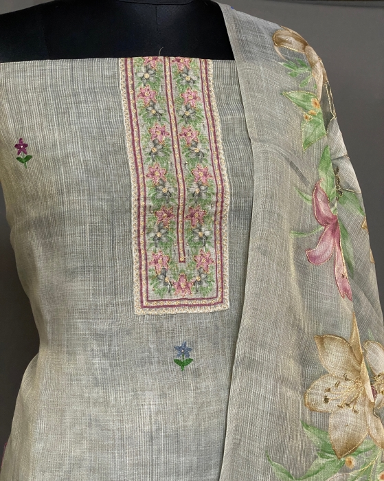 Riley - Linen Unstitched Kurti UNST27