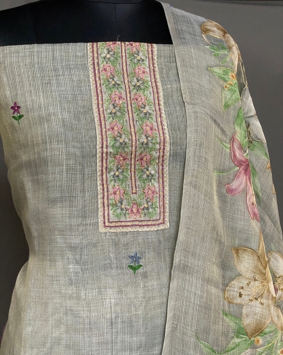 Riley - Linen Unstitched Kurti UNST27