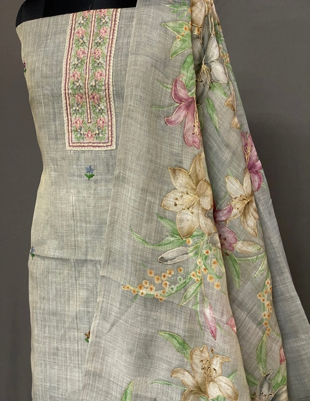 Riley - Linen Unstitched Kurti UNST27