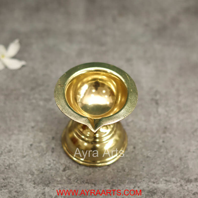 Premium Brass Deepak - 2.8 Inch Height