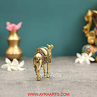 Premium Brass Camel Decor And Gifting - 3 Inch Height