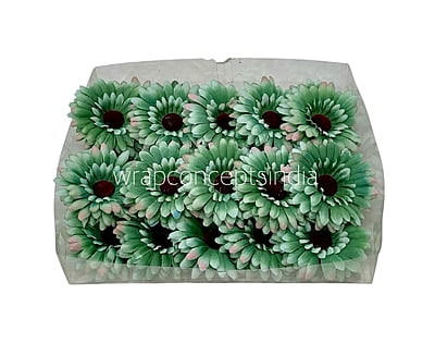 Seafoam with Peach Sunflower