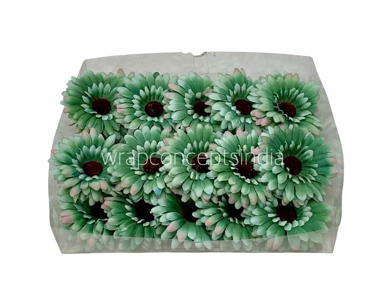 Seafoam with Peach Sunflower