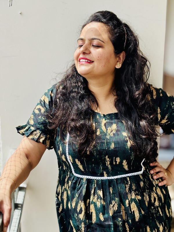 Feeding Dress-Lace-Green