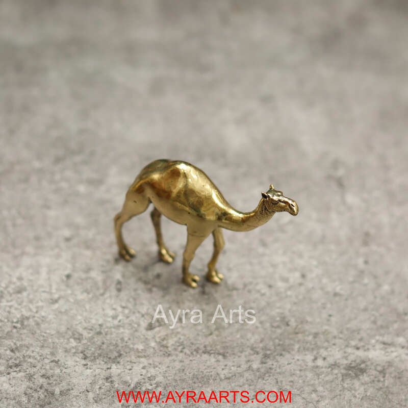 Premium Brass Camel Decor And Gifting - 2.5 Inch Height